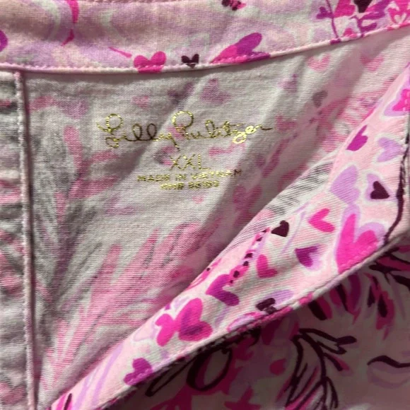 Lilly Pulitzer Tosha Pima Pink Blossom Dress 3/4 sleeve Sz XXL - Picture 3 of 4